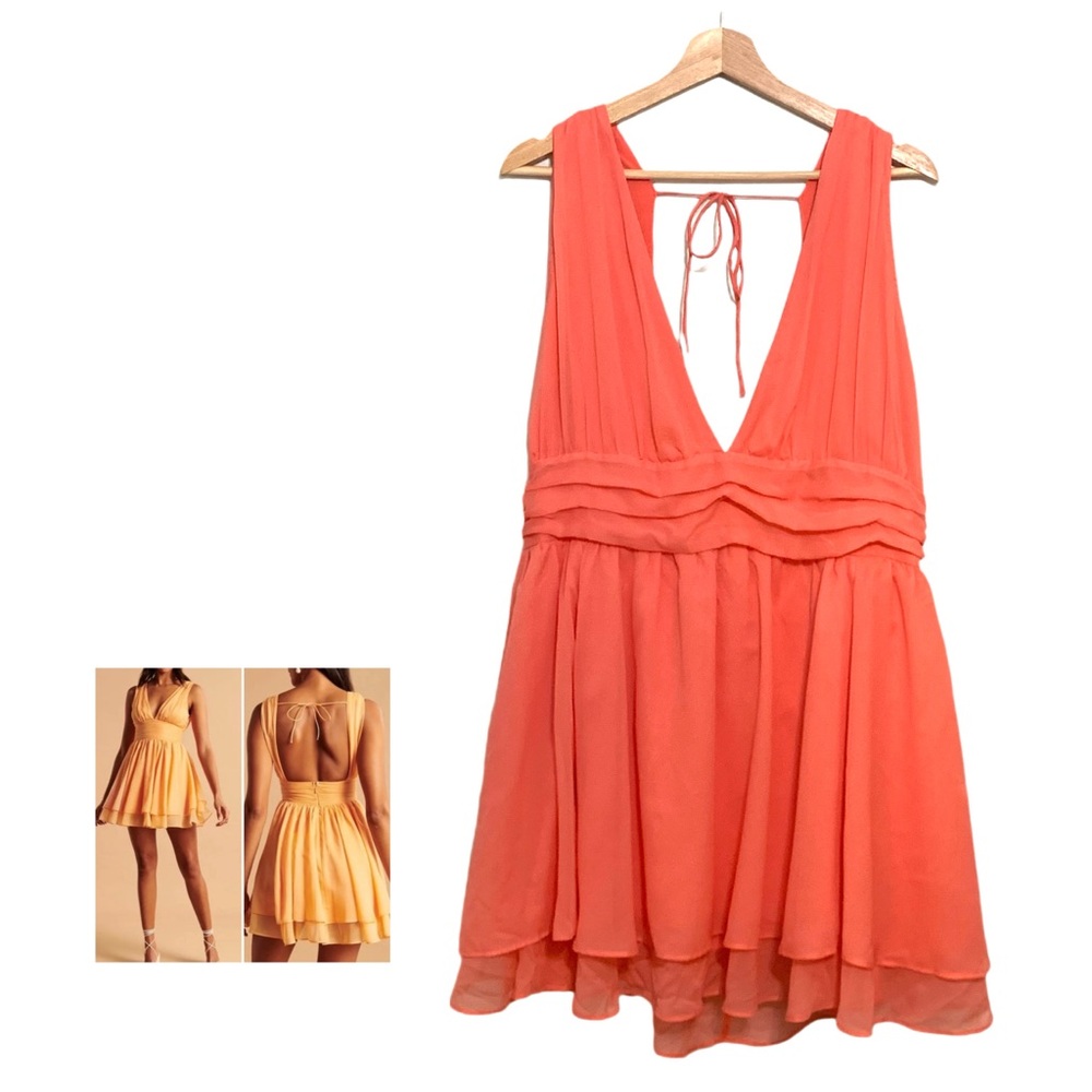 Abercrombie & Fitch Coral Mini Dress